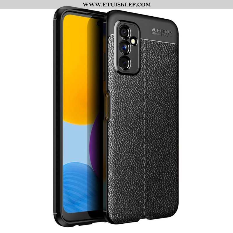 Etui do Samsung Galaxy M52 5G Efekt Skóry Liczi Z Podwójną Linią